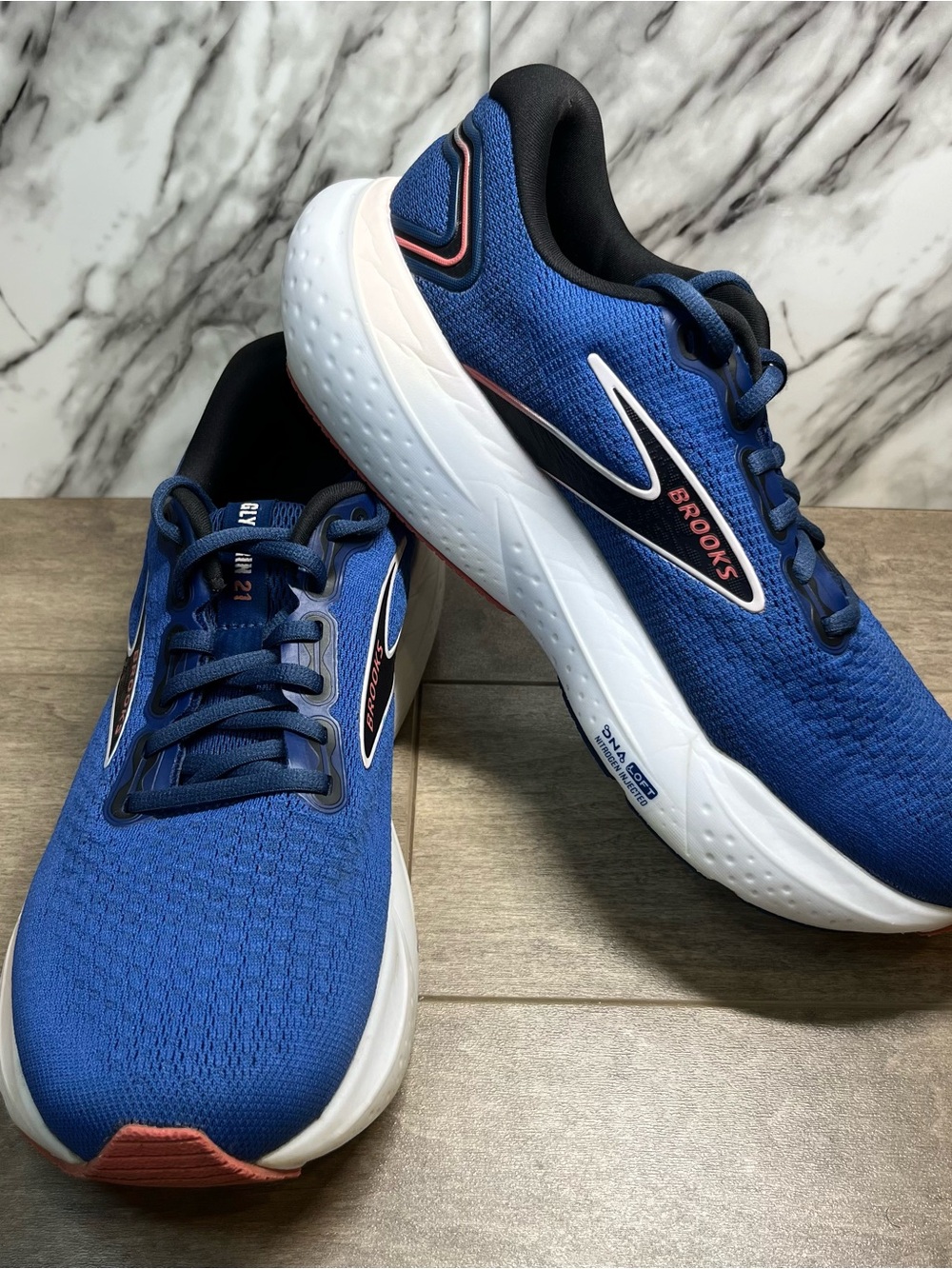 Brooks Glycerin 21 Blue Running Shoes Sneakers Women’s 9.5 Medium(B) 1204081B496
